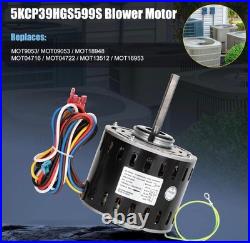 Furnace Blower Motor 1/3 HP 115V 1075 RPM 4-Speed for GE & Trane 5KCP39HGS599S
