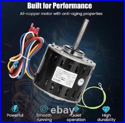 Furnace Blower Motor 1/3 HP 115V 1075 RPM 4-Speed for GE & Trane 5KCP39HGS599S