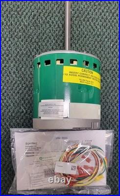 GENTEQ EVERGREEN EM 6203X INDOOR BLOWER MOTOR 1/3 HP, 1050 RPM, CW or CCW GENTEQ EVERGREEN EM 6203X INDOOR BLOWER MOTOR 1/3 HP, 1050 RPM, CW or CCW