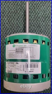 GENTEQ EVERGREEN EM 6203X INDOOR BLOWER MOTOR 1/3 HP, 1050 RPM, CW or CCW GENTEQ EVERGREEN EM 6203X INDOOR BLOWER MOTOR 1/3 HP, 1050 RPM, CW or CCW