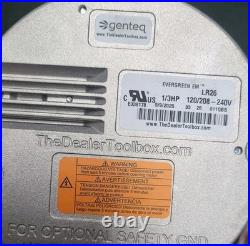 GENTEQ EVERGREEN EM 6203X INDOOR BLOWER MOTOR 1/3 HP, 1050 RPM, CW or CCW GENTEQ EVERGREEN EM 6203X INDOOR BLOWER MOTOR 1/3 HP, 1050 RPM, CW or CCW