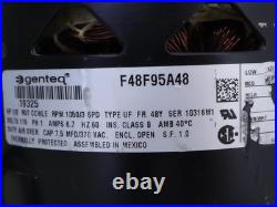 GENTEQ F48F95A48 Furnace Blower Motor 1/2HP 115V 1050RPM 3SPD 19325 CCWLE