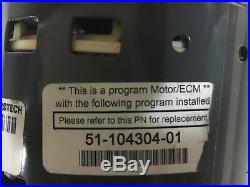 GENTEQ/PROTECH EON ECM1/2 HP PROGRAMMABLE ELECTRIC BLOWER MOTOR Rheem furnace