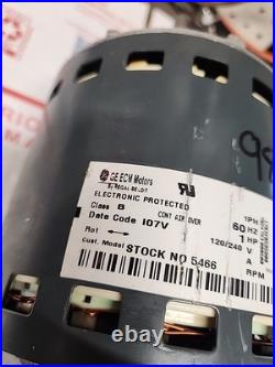 GE 1HP 120/240V Furnace Blower Motor 18M8101 5SME39SL0253 5466