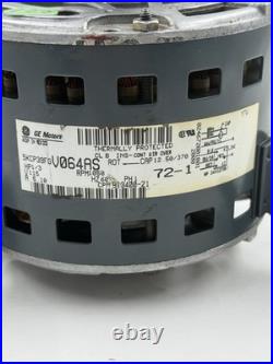 GE 5KCP39FGV064AS Blower Motor B13400-21 115V 1/3HP 1050 RPM used GE 5KCP39FGV064AS Blower Motor B13400-21 115V 1/3HP 1050 RPM used