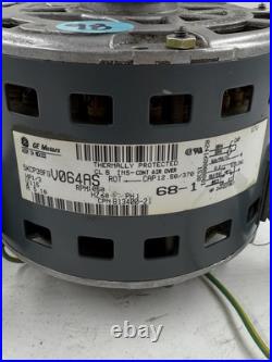 GE 5KCP39FGV064AS Blower Motor B13400-21 115V 1/3HP 1050 RPM used GE 5KCP39FGV064AS Blower Motor B13400-21 115V 1/3HP 1050 RPM used