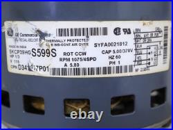 GE 5KCP39HGS599S Furnace Blower Motor 1/3HP 1075RPM 4SPD 1PH 115V D341417P01