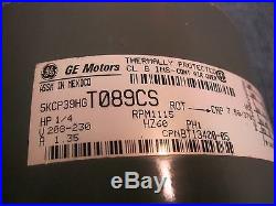 GE 5KCP39HG Furnace Blower Fan Motor 1/4 HP 1115 RPM 1.35 A 1 PH Capacitor Start