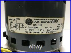 GE 5KCP39JGG921S Furnace Blower Motor 1/3 HP 200-230V 1075 RPM used #MC584