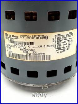 GE 5KCP39JGP752AS Furnace Blower Motor 1/3 HP 115VAC 1075-RPM 4-Speed 1-Phase