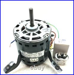 GE 5KCP39PGV115BS Furnace Blower Motor HC45TE114 115V 3/4HP 1075RPM/4SPD #CMB419