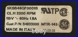 GE 5KSB46GF0001S Furnace Draft Inducer Blower Motor Assembly B4833000 used MF686