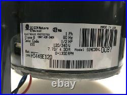GE 5SME39HL0087 1/2HP Furnace Blower Motor only no module offered used #MC389