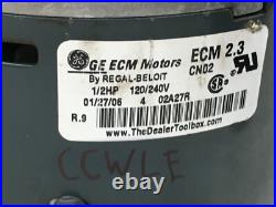 GE 5SME39HL0087 1/2HP HD44SE120 Furnace Blower Motor ECM2.3 CN02 CCW used #MB731