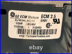 GE 5SME39HL0087 ECM 2.5 1/2 HP Furnace Blower Motor 120/240V 1300RPM HD44SE120