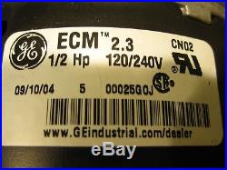GE 5SME39HL0252 Furnace Blower Fan ECM Motor 1/2HP 115V 1PH Trane D341314P21