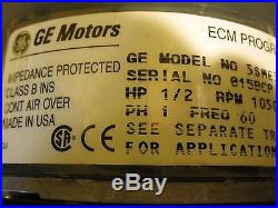 GE 5SME39HL0300 Furnace Blower Fan ECM Motor 1/2HP 115V 1PH Trane D341314P21