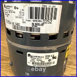 GE 5SME39HL 0252 ECM 2.3 Motor, 1/2hp, 120/240V, MOT09249 Control