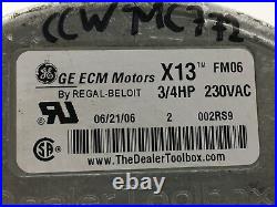 GE 5SME39NXL043 Furnace BLOWER MOTOR X13 FM06 HD46AE260 CCW rot used #MC772