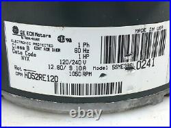 GE 5SME39SL0241 Furnace Blower Motor only no module 1HP HD52RE120 used #ME95