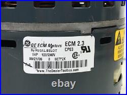 GE 5SME39SL0253 ECM 2.3 MOT11631 Furnace Blower Motor & module CW LE used #MB332