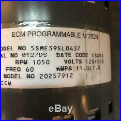 GE 5SME39SL0437 Furnace Blower ECM Motor 1HP 120/240V 1PH 20257912