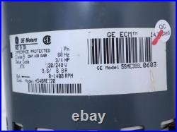 GE 5SME39SL0603 ECM Furnace Blower Motor 3/4HP 120/240V 1400RPM HD46AE120 CCWLE