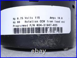 GE 5SME39SL0626 ECM 2.3 Furnace Blower Motor 3/4HP 115V CCWLE 024-31947-025