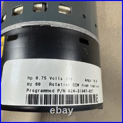 GE 5SME39SL0626 ECM 2.3 Furnace Blower Motor 3/4HP 115V CCW 024-31947-001 (D)