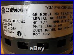 GE 5SME39SL0721 Furnace Blower Fan ECM Motor 3/4HP Carrier Bryant HD46AE121