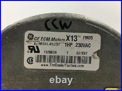 GE 5SME39SXL013A Furnace Blower Motor 1HP 208-230V 1050RPM CCW rot. Used MC668