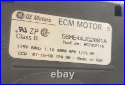 GE 5SME44JG2001A Draft Inducer Blower Motor 115V HC23CE116