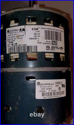GE ECM 1/2HP Blower Motor 5SME39HL 120/230V CR