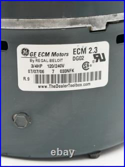 GE ECM 2.3 5SME39SL0674 Blower Motor 3/4 HP 120/240VAC 1050-RPM 60Hz 1-Phase