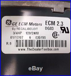 GE ECM 2.3 Furnace Blower Motor 5SME39SL0674 (1139)