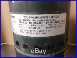 GE ECM 2.3 motor and module 5SME39SL 0458 programmable furnace blower motor 1 HP