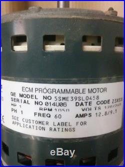 GE ECM 2.3 motor and module 5SME39SL 0458 programmable furnace blower motor 1 HP