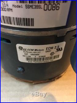 GE ECM 2.5 5SME39SL0086, HD52SE120, 120/240V, 1 HP Furnace Blower Motor