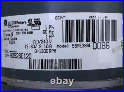 GE ECM 2.5 Motors 5SME39SL0086 Furnace Blower Motor 1HP 120/240V HD52SE120 GE ECM 2.5 Motors 5SME39SL0086 Furnace Blower Motor 1HP 120/240V HD52SE120