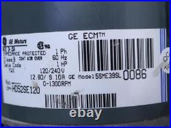 GE ECM 2.5 Motors 5SME39SL0086 Furnace Blower Motor 1HP 120/240V HD52SE120 GE ECM 2.5 Motors 5SME39SL0086 Furnace Blower Motor 1HP 120/240V HD52SE120