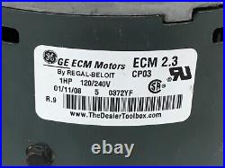 GE ECM 5SME39SL0253 1HP 120/240V Programmable Blower Motor 18M8101 used #MB413