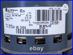 GE ECM Eon Furnace Blower Motor 5SME39SL0674 3/4HP 120/240V 1050RPM CCW 5464