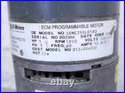 GE ECM Furnace Blower Motor 5SME39SL0180 1HP 1050RPM 120/240V B13400603D CCW GE ECM Furnace Blower Motor 5SME39SL0180 1HP 1050RPM 120/240V B13400603D CCW