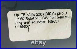 GE ECM Motors 3/4 HP ECM Blower Motor 5SME39SL0674 P169367 169367 CCWLE 0808