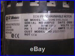 GE Furnace 2 stage Blower 20257911 1HP ECM motor 5SME39SL0436 mounting bracket