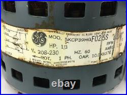 GE Furnace Blower Motor 1/3 HP 5KCP39HGF025S HC39SE207A 1075 RPM used #CMC696