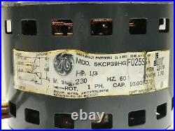 GE Furnace Blower Motor 1/3 HP 5KCP39HGF025S HC39SE207A 1075 RPM used #MB829