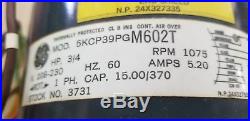 GE Furnace Blower Motor 3/4hp 208-230v 1075rpm