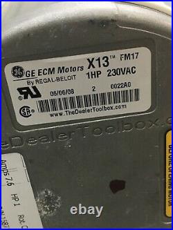 GE GENTEQ ECM X13 Blower Motor 1HP 5SME39SXL013A 1050RPM 208-230V