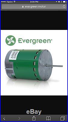 GE Genteq Evergreen 1/2 HP 230 Volt Replacement X-13 Furnace Blower Motor